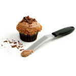Norpro Grip-EZ Offset Cupcake Spatula, Medium, Black Handle