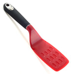 Norpro Brownie Spatula with Scalloped Blade, Red