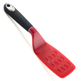Norpro Brownie Spatula with Scalloped Blade, Red