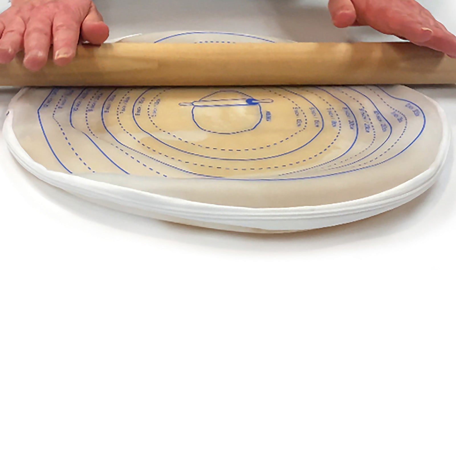 Norpro Silicone Pie Crust Dough Rolling Bag, Non-Stick, Mess-Free, 5" to 12" Crusts