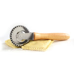 Norpro Stainless Steel Pastry and Pasta Crimper, Cutter, and Sealer, Silver