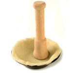 Norpro Tart Tamper, Wooden Dough Press for Mini Muffins and Tarts