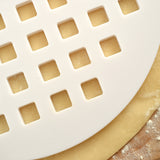 Norpro Lattice Pie Top Cutter – 10-Inch Crust Decoration Tool, White