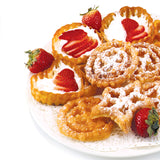 Norpro Rosette/Timbale Set, 7-Piece, Stainless Steel Molds for Fried Pastries