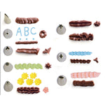 Norpro Stainless Steel Cookie and Icing Press with Storage Case, Black