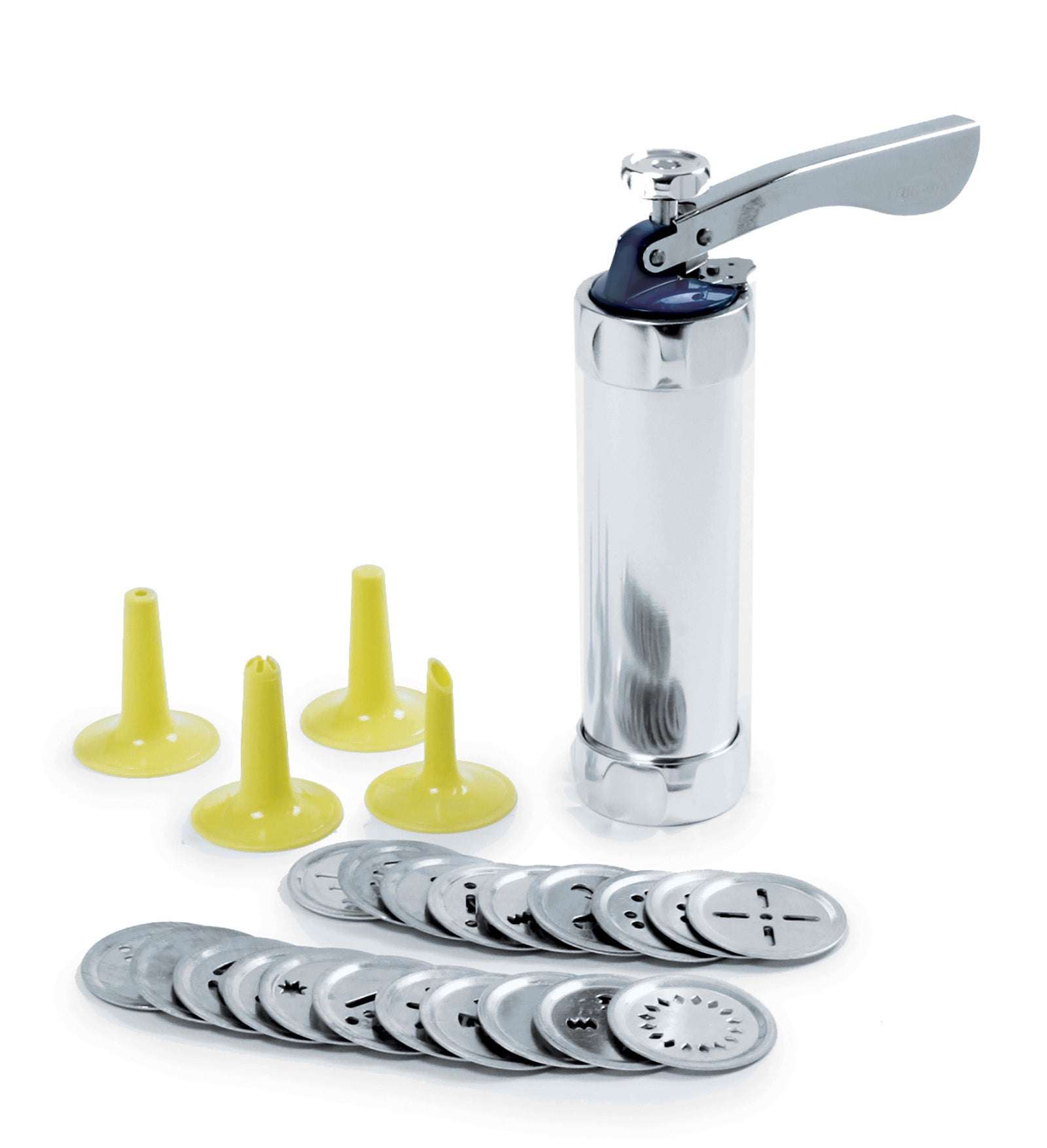 Norpro Deluxe Cookie Press and Icing Gun Set, 20 Discs & 4 Tips