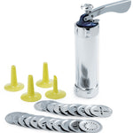 Norpro Deluxe Cookie Press and Icing Gun Set, 20 Discs & 4 Tips