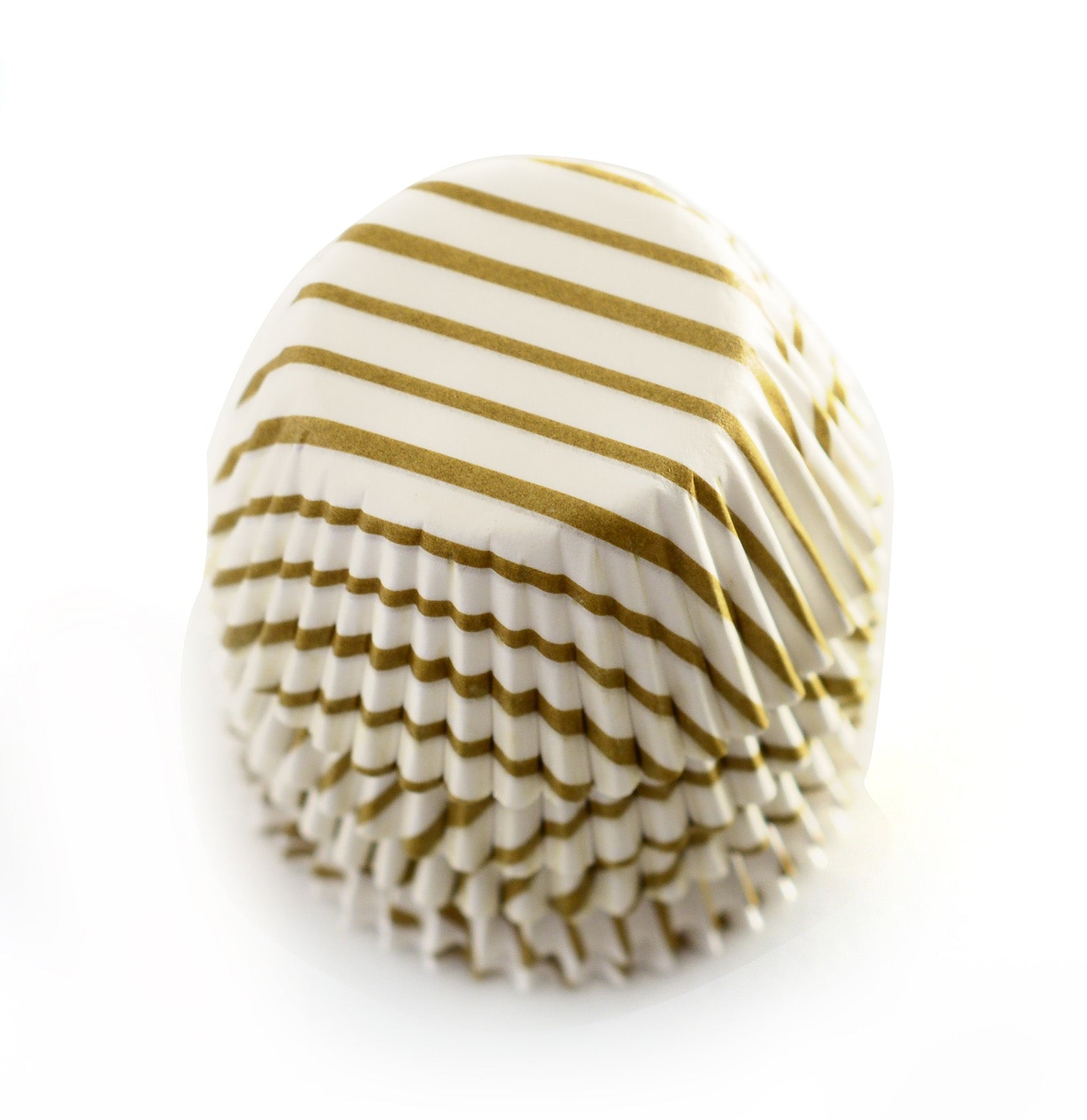 Norpro Muffin Cups with Gold Swirl – 75-Pack Decorative Paper Liners