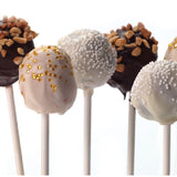 Norpro Silicone Cake Pop Pan with 20 Reusable Sticks, Red