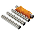 Norpro Stainless Steel Cannoli Forms, 5.75-Inch, Set of 4