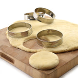 Norpro Stainless Steel English Muffin Rings, 3.5-Inch, Set of 4