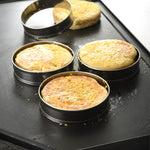 Norpro Stainless Steel English Muffin Rings, 3.5-Inch, Set of 4