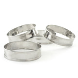 Norpro Stainless Steel English Muffin Rings, 3.5-Inch, Set of 4