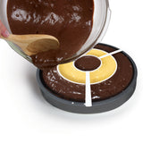 Norpro Checkerboard Cake Pan Set, 4-Piece Baking Kit with 3 Nonstick Pans and Batter Divider