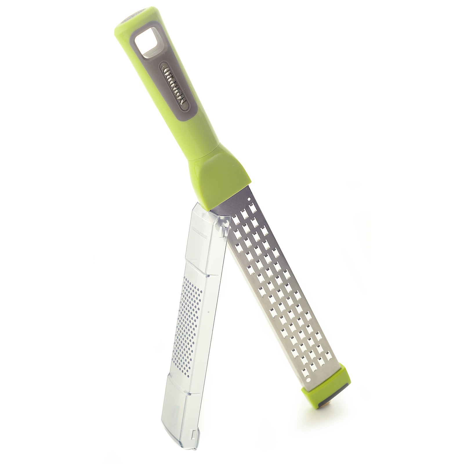 Norpro Dual Grater Zester with Storage Cover, Green