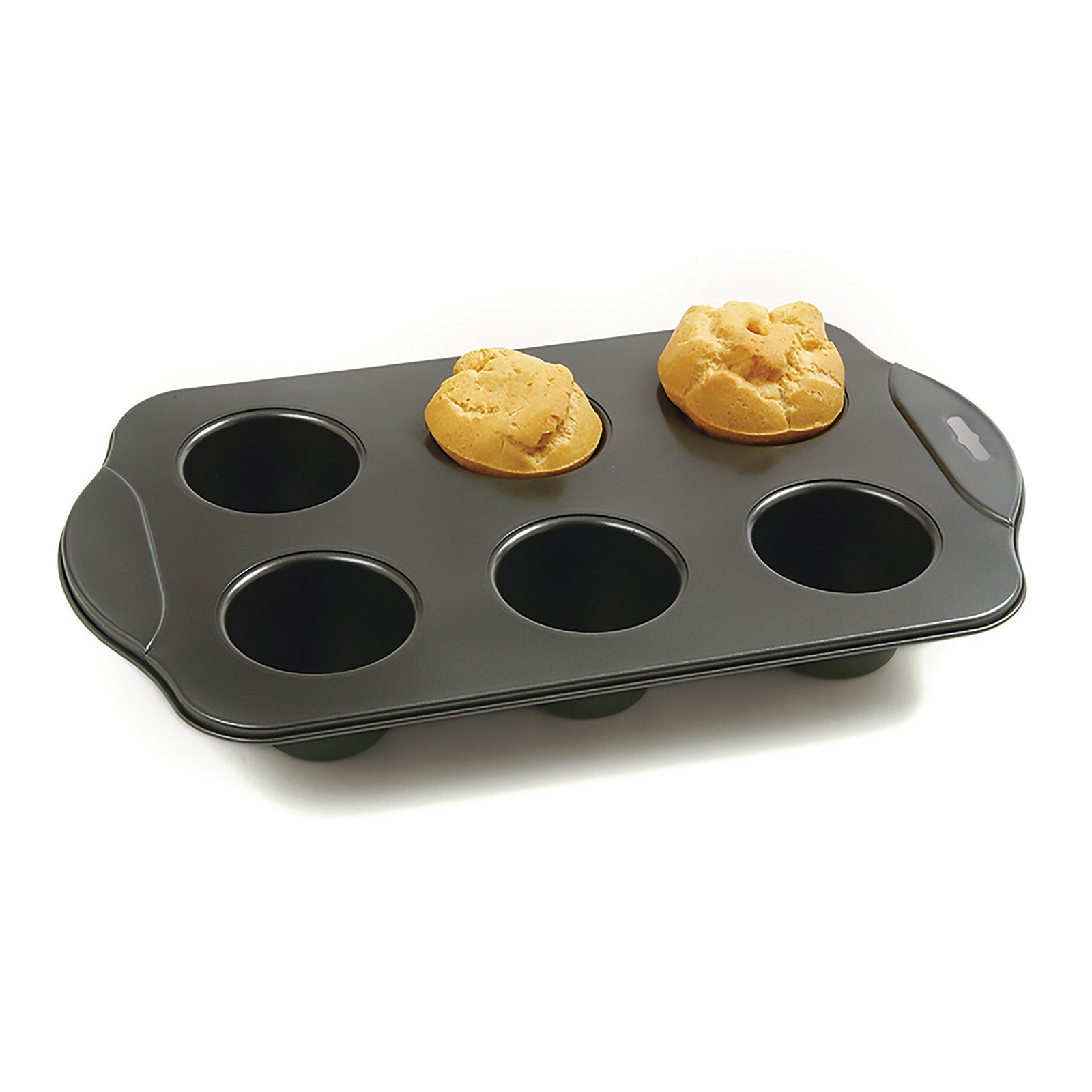 Norpro Nonstick Linking Popover Pan, Small, 6-Well Mini Popover Tray