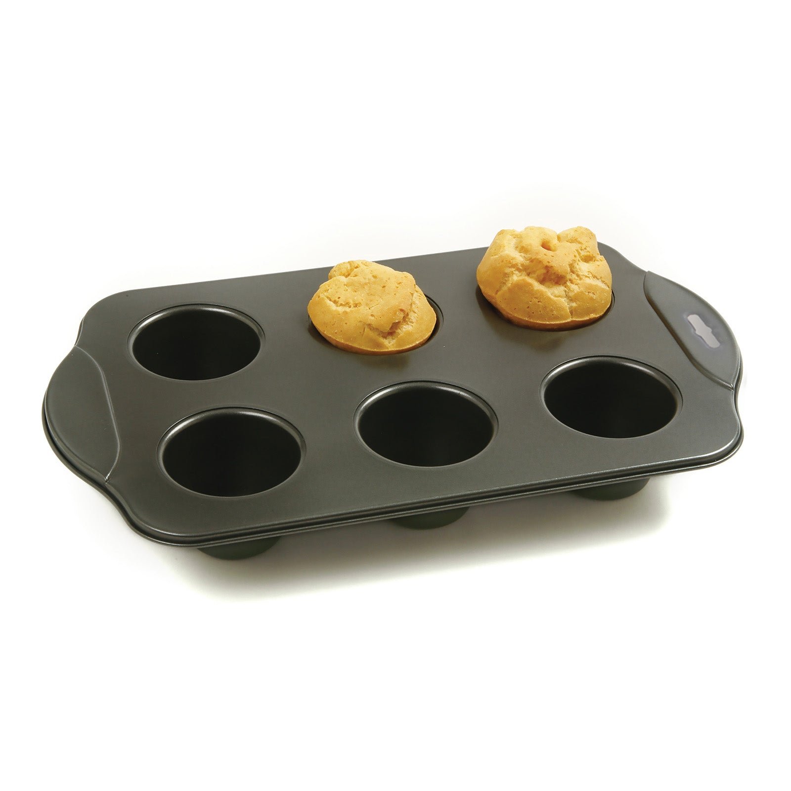 Norpro Nonstick Linking Popover Pan, Small, 6-Well Mini Popover Tray
