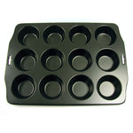 Norpro 12 Cup Nonstick Muffin Pan – Steel Bakeware for Cupcakes and Muffins