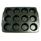 Norpro 12 Cup Nonstick Muffin Pan – Steel Bakeware for Cupcakes and Muffins