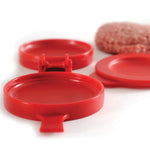 Norpro Nonstick Stuffed Burger Maker, Red