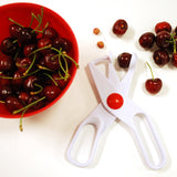 Norpro 8-Inch Deluxe Cherry Pitter, White