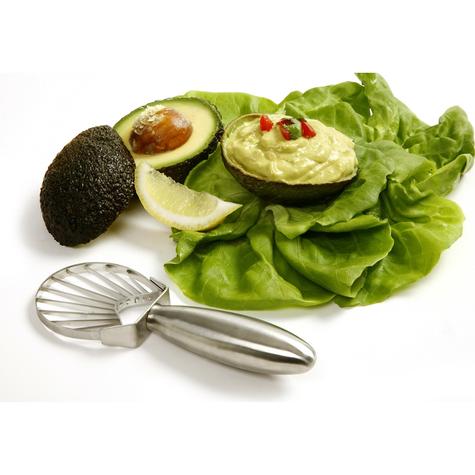 Norpro Stainless Steel Avocado Slicer, Silver