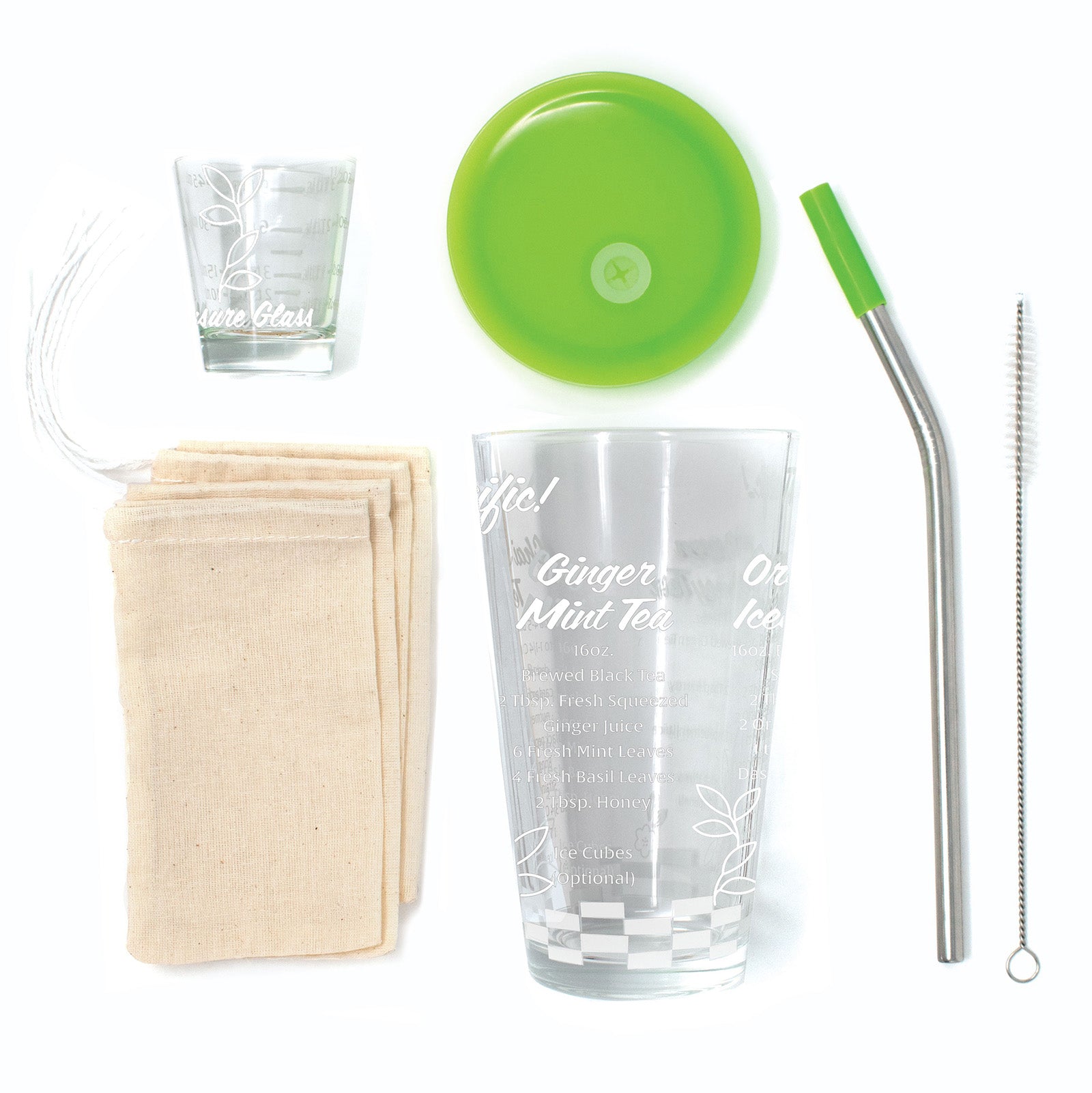 Norpro Tea-Rific Iced Tea Set Glass Gift Set, 5 Piece