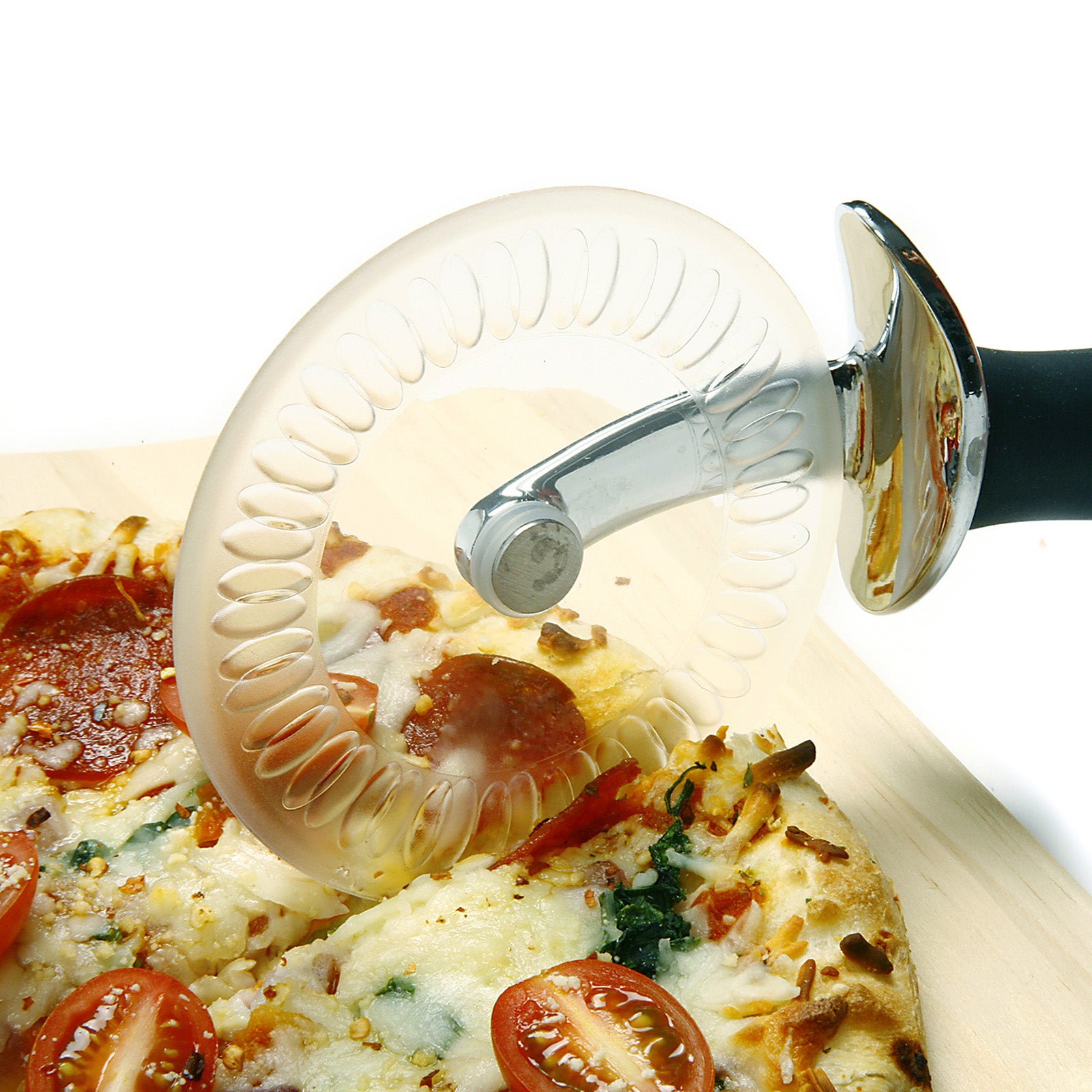 Norpro Grip EZ Pizza Wheel with Scalloped Blade