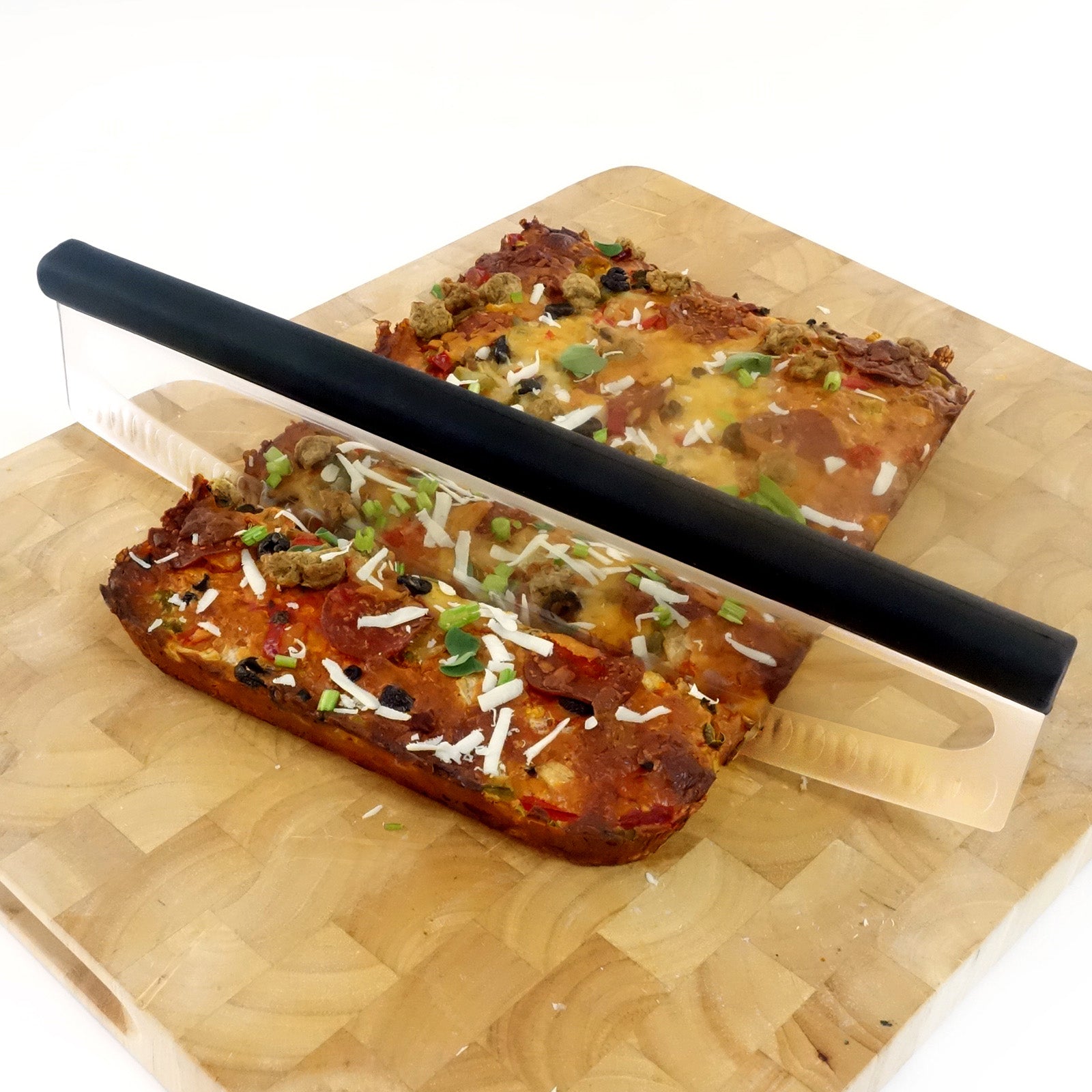 Norpro Grip EZ Multi Use Rocking Pizza Cuttler with Scallops