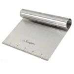 Norpro Heavy Duty Stainless Steel Bench Scraper and Chopper, Silver
