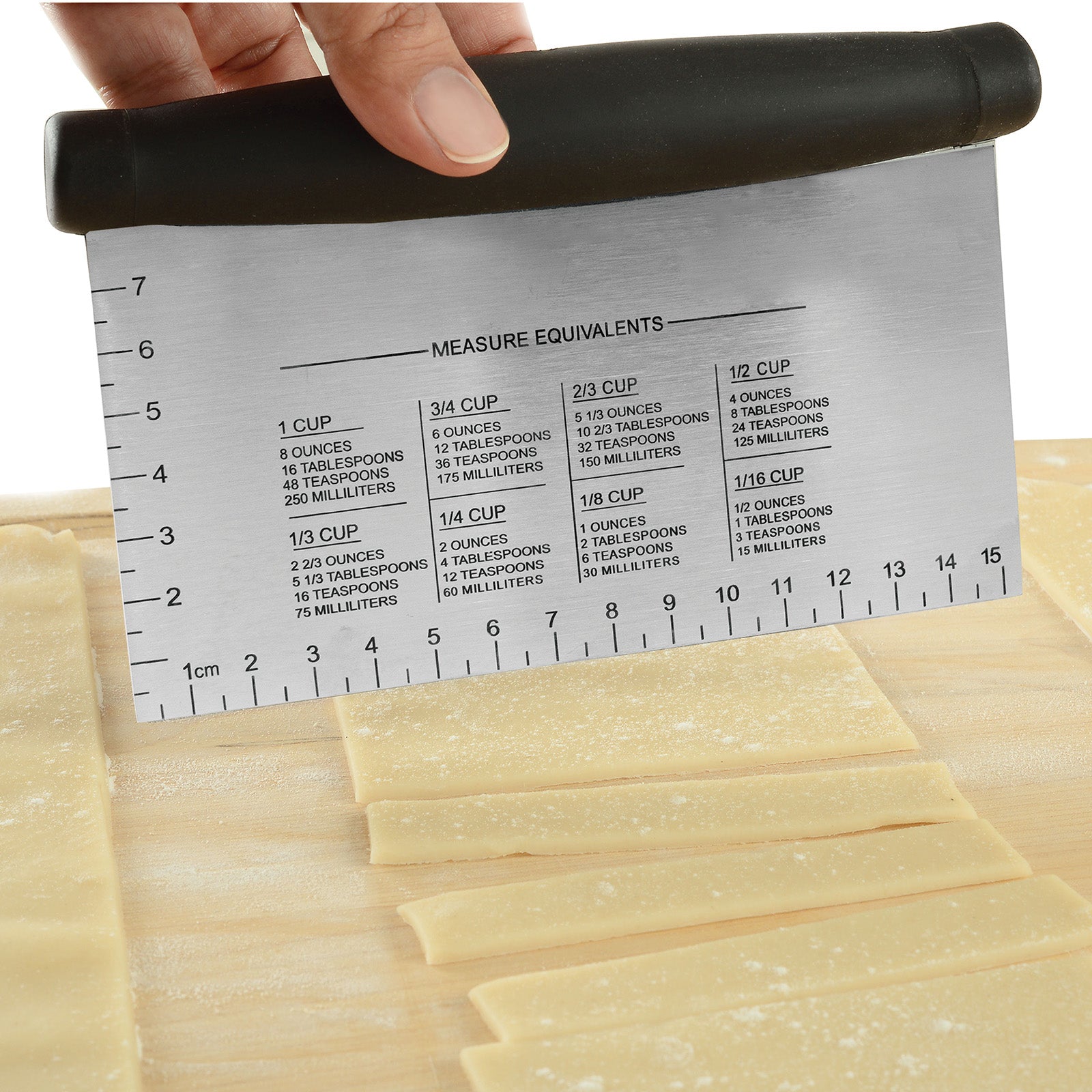 Norpro Grip EZ Stainless Steel Bench Scraper and Chopper