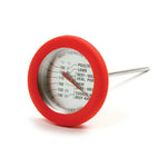 Norpro Soft Grip Silicone Meat Thermometer, Red, 1.75 Inch Dial