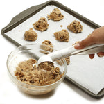 Norpro Ice Cream and Cookie Scoop – White Handle, Spring Action Release