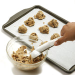 Norpro Ice Cream and Cookie Scoop – White Handle, Spring Action Release