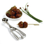 Norpro Stainless Steel Scoop, 1.5 Tablespoon Capacity, Spring Action Portion Scoop