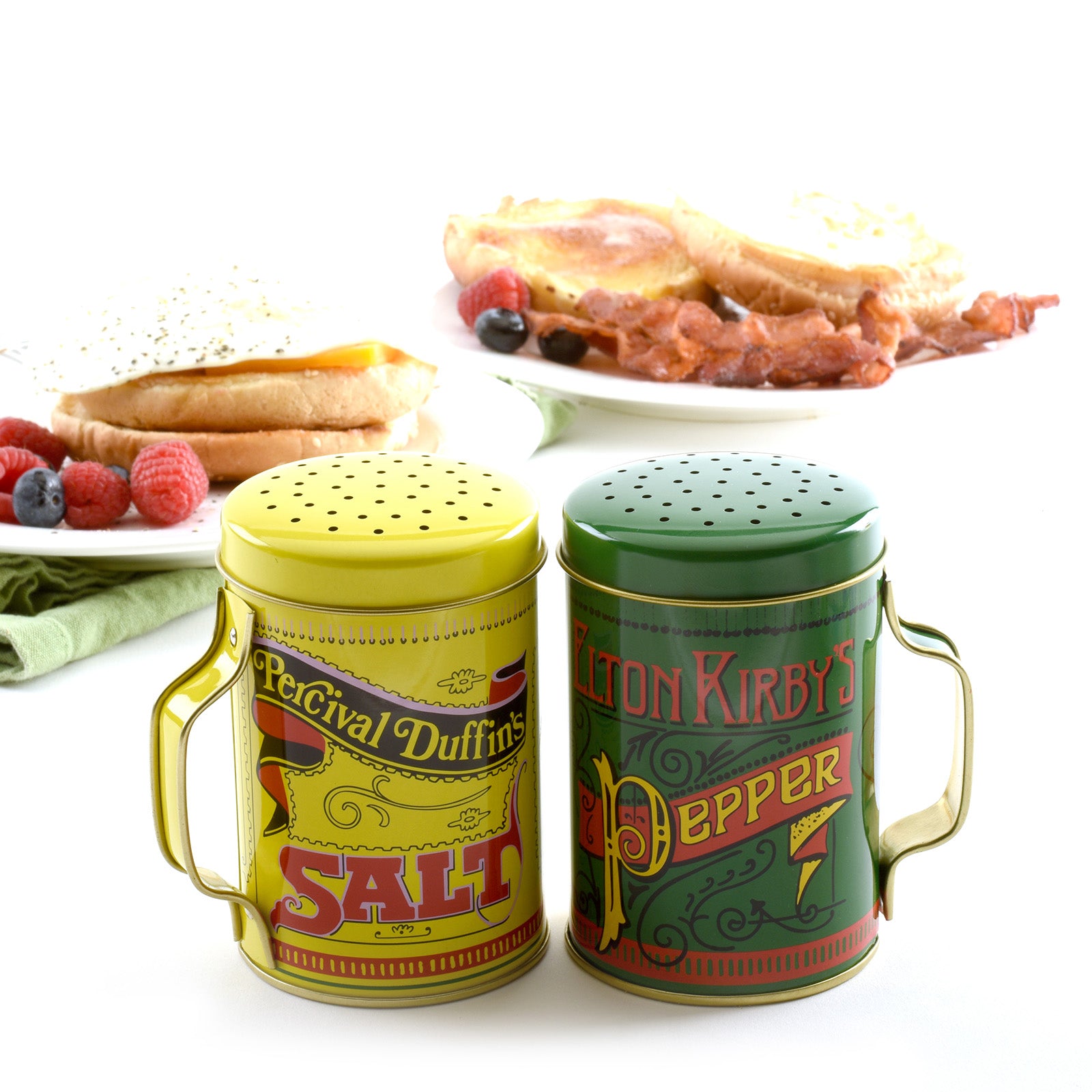 Norpro Retro Salt and Pepper Shaker Set, 2 Piece, Multicolor