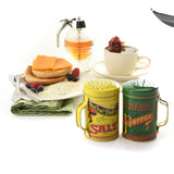 Norpro Retro Salt and Pepper Shaker Set, 2 Piece, Multicolor