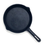 Norpro Pre-Seasoned Cast Iron Mini Pizza Skillet, Black
