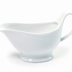 Norpro Porcelain Gravy Boat, 16 Ounce, White