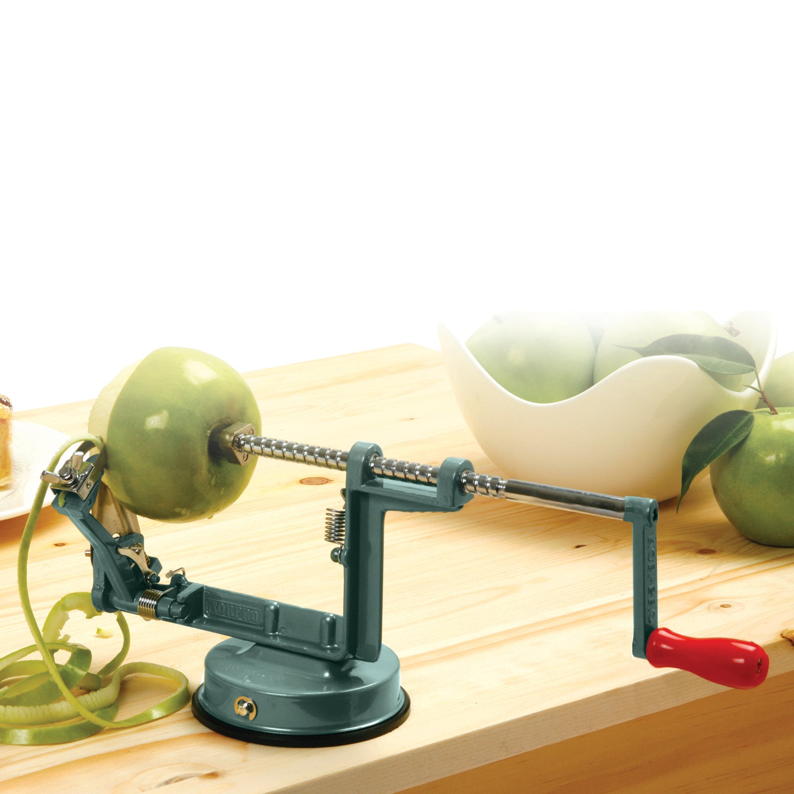 Norpro Apple-Master Parer, Slicer & Corer With Vacuum Base and Clamp for Rough Surfaces