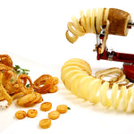 Norpro Apple-Master Parer, Slicer & Corer With Vacuum Base and Clamp for Rough Surfaces, Red