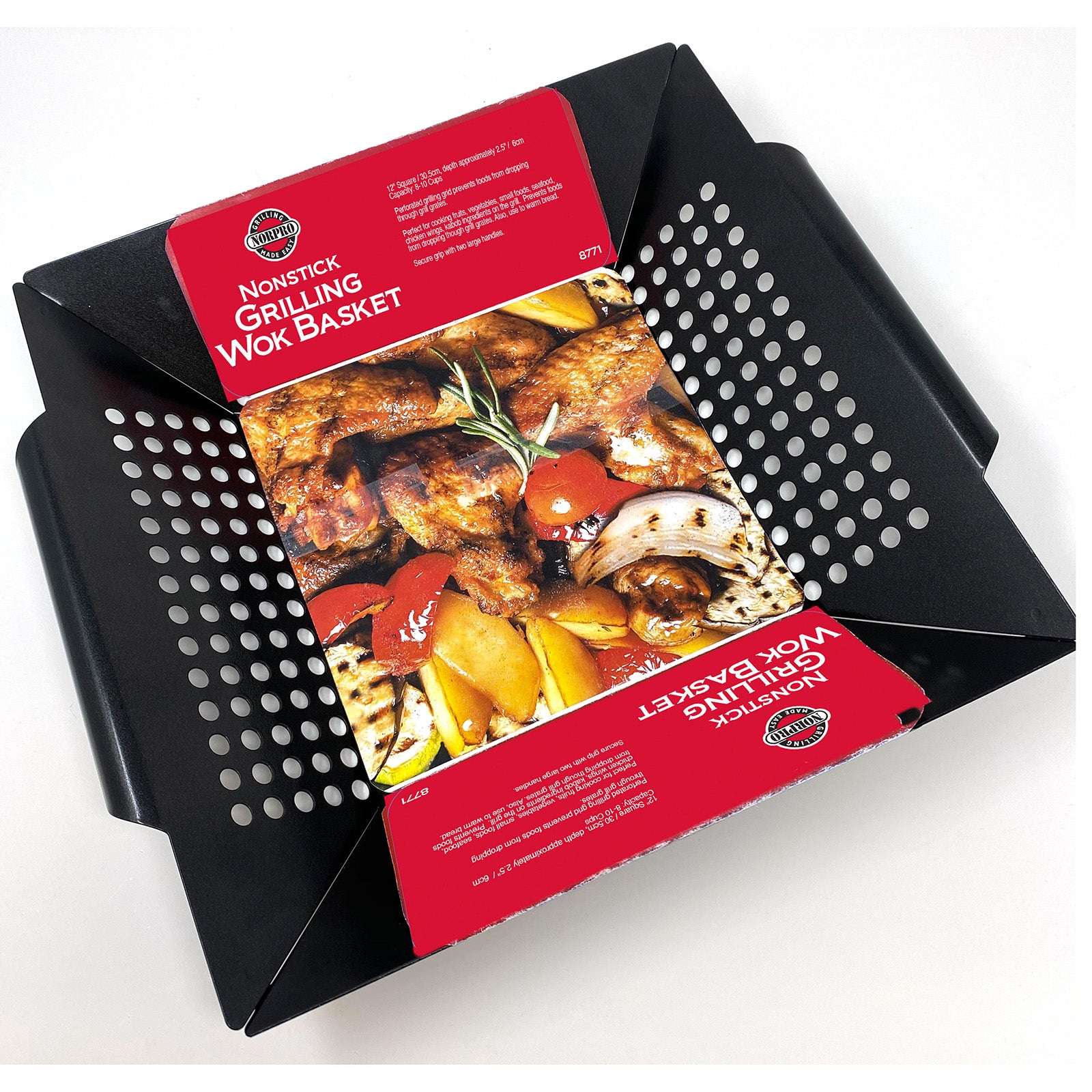 Norpro Nonstick Grilling Wok Basket