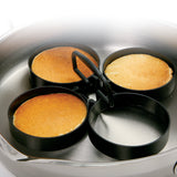 Norpro 3.5-Inch Nonstick Egg and Pancake Rings, 4 Piece Set