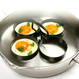 Norpro 3.5-Inch Nonstick Egg and Pancake Rings, 4 Piece Set