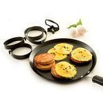 Norpro 3.5-Inch Nonstick Egg and Pancake Rings, 4 Piece Set