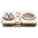 Norpro Multi Functional Egg Slicer, Wedger, Piercer and Garnish Tool, White
