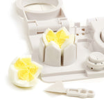 Norpro Multi Functional Egg Slicer, Wedger, Piercer and Garnish Tool, White
