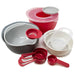 Norpro Nested Mixing Bowls and Measuring Cups, 12 Piece Set