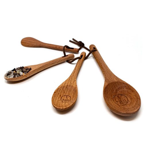 Norpro Beechwood Measuring Spoons, Set of 4