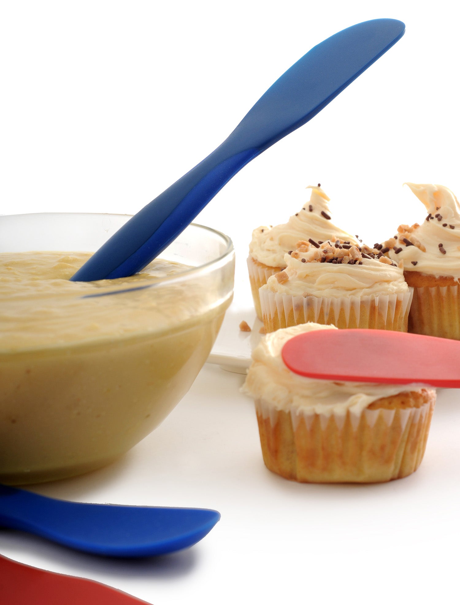 Norpro Mini Silicone Last Drop Spatula, Set of 3, Black